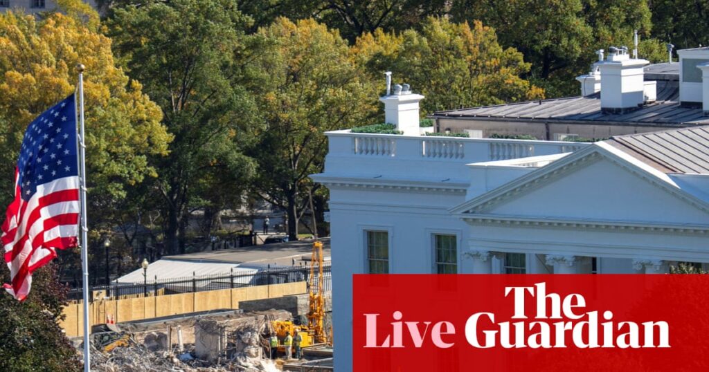 Senate Democrats say National Park Service being used for ‘influence peddling’ by accepting donations for Trump’s ballroom – live | Trump administration