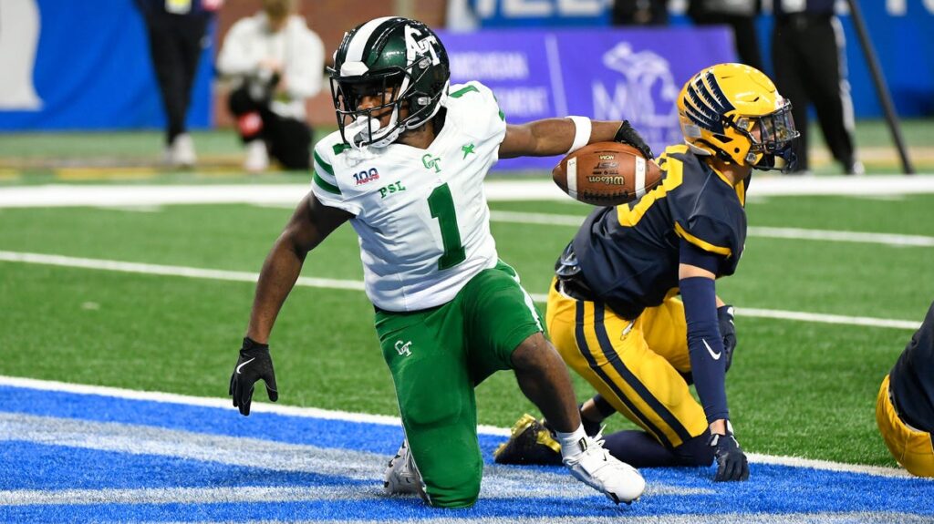 Enfrentamientos de playoffs estatales de fútbol americano de escuelas secundarias de Michigan: semifinales de distrito