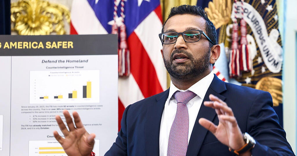 El director del FBI, Kash Patel, planea viajar a China como parte del esfuerzo de control del fentanilo