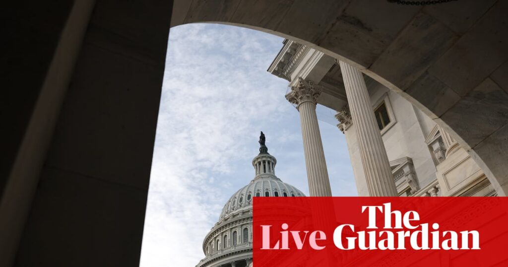 House to consider stopgap funding bill to end shutdown after Senate approval leaves Democrats split – US politics live | US news