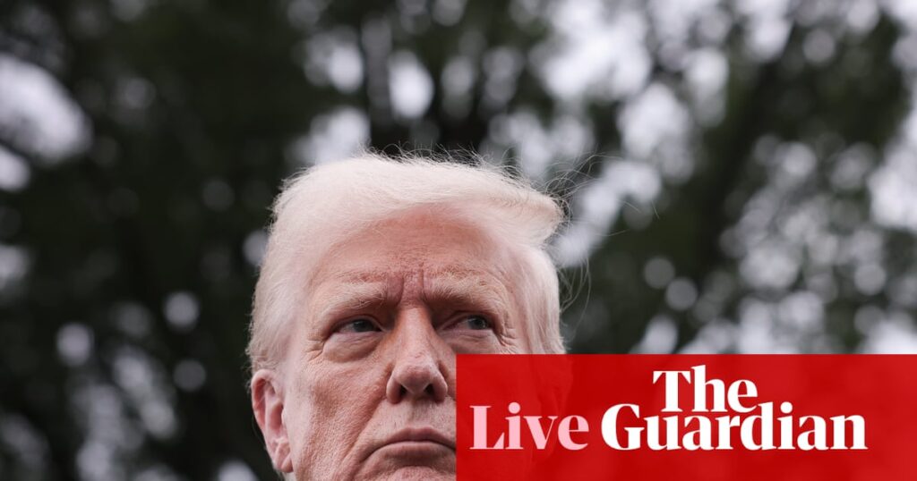 Trump dismisses mounting questions over Epstein links, then threatens Democratic foes with justice department investigation – live | Trump administration